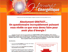 Tablet Screenshot of harmonie-energetique.com